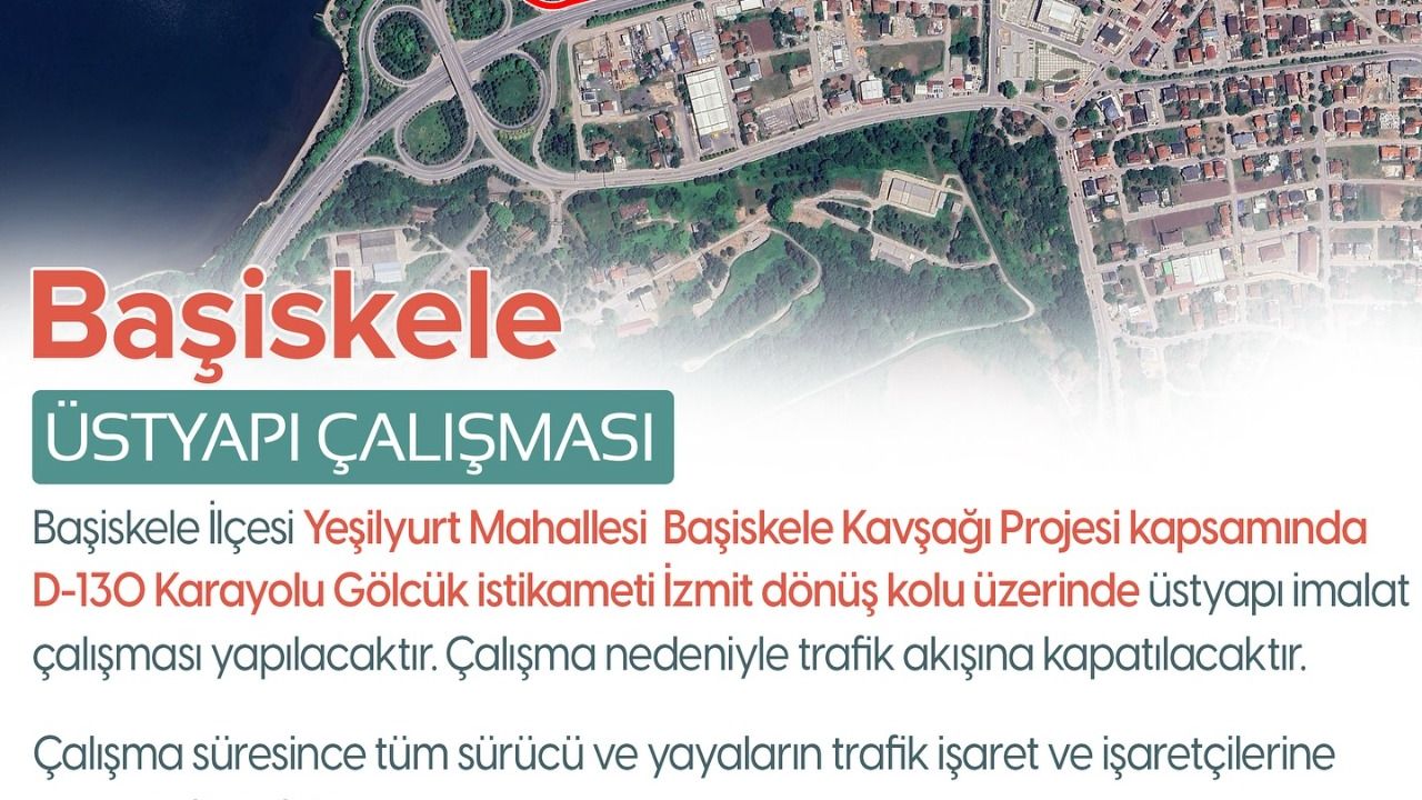 Yuvacık Kavşağı’nda trafik düzenlemesi görseli