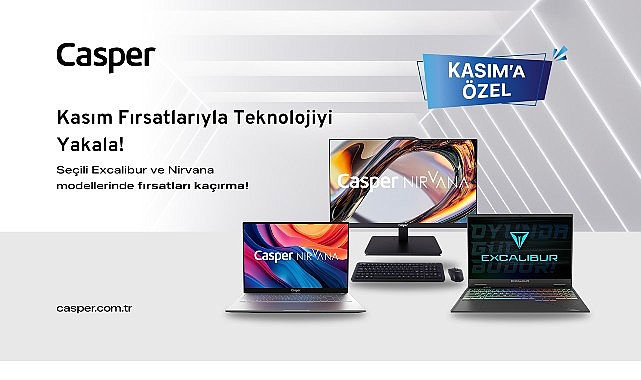 Kasım ayında Casper’dan yaşama hız katacak indirim kampanyası görseli