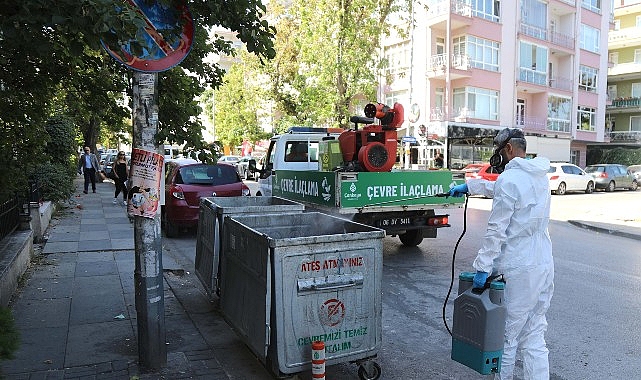 Çankaya’da İlaçlama Çalışmaları Sürüyor görseli