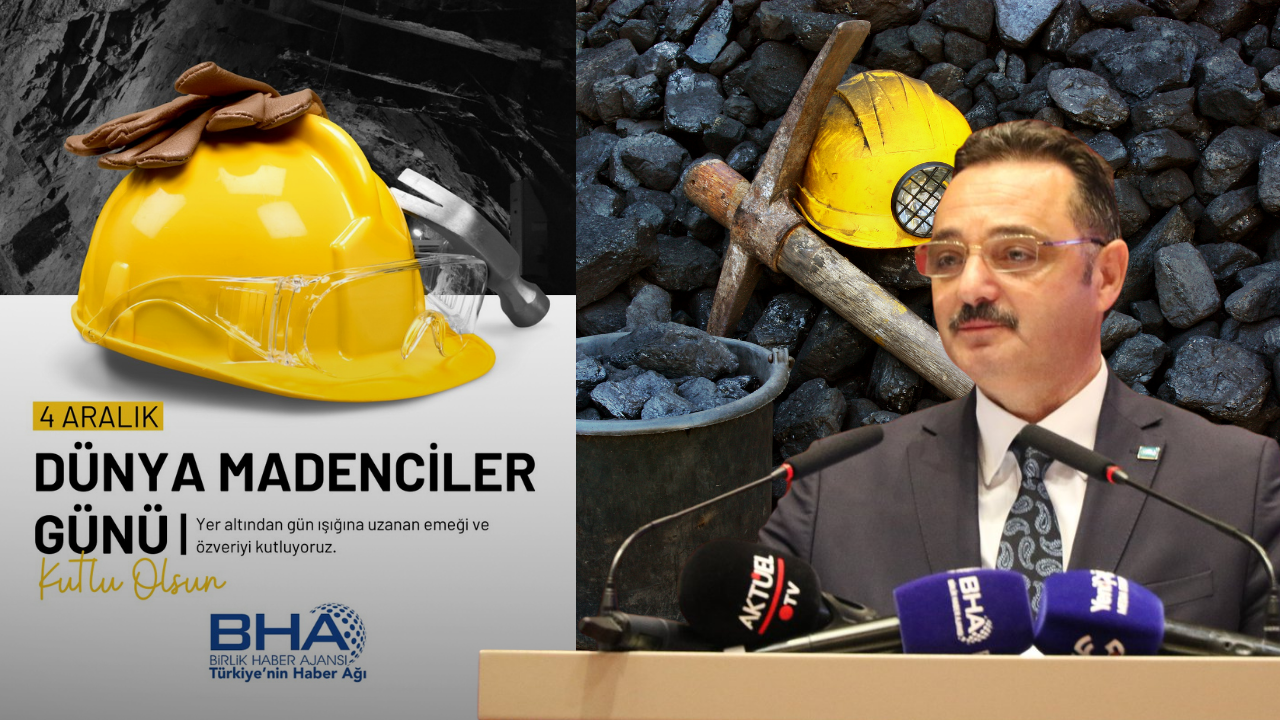 TİMBİR Genel Başkanı Basa'dan 4 Aralık Dünya Madenciler Günü mesajı görseli