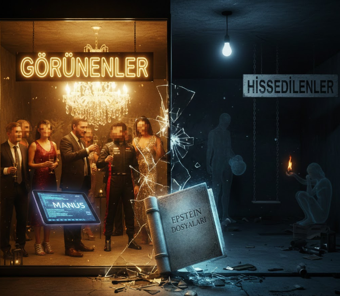 "Görünenler" ile "Hissedilenler" görseli
