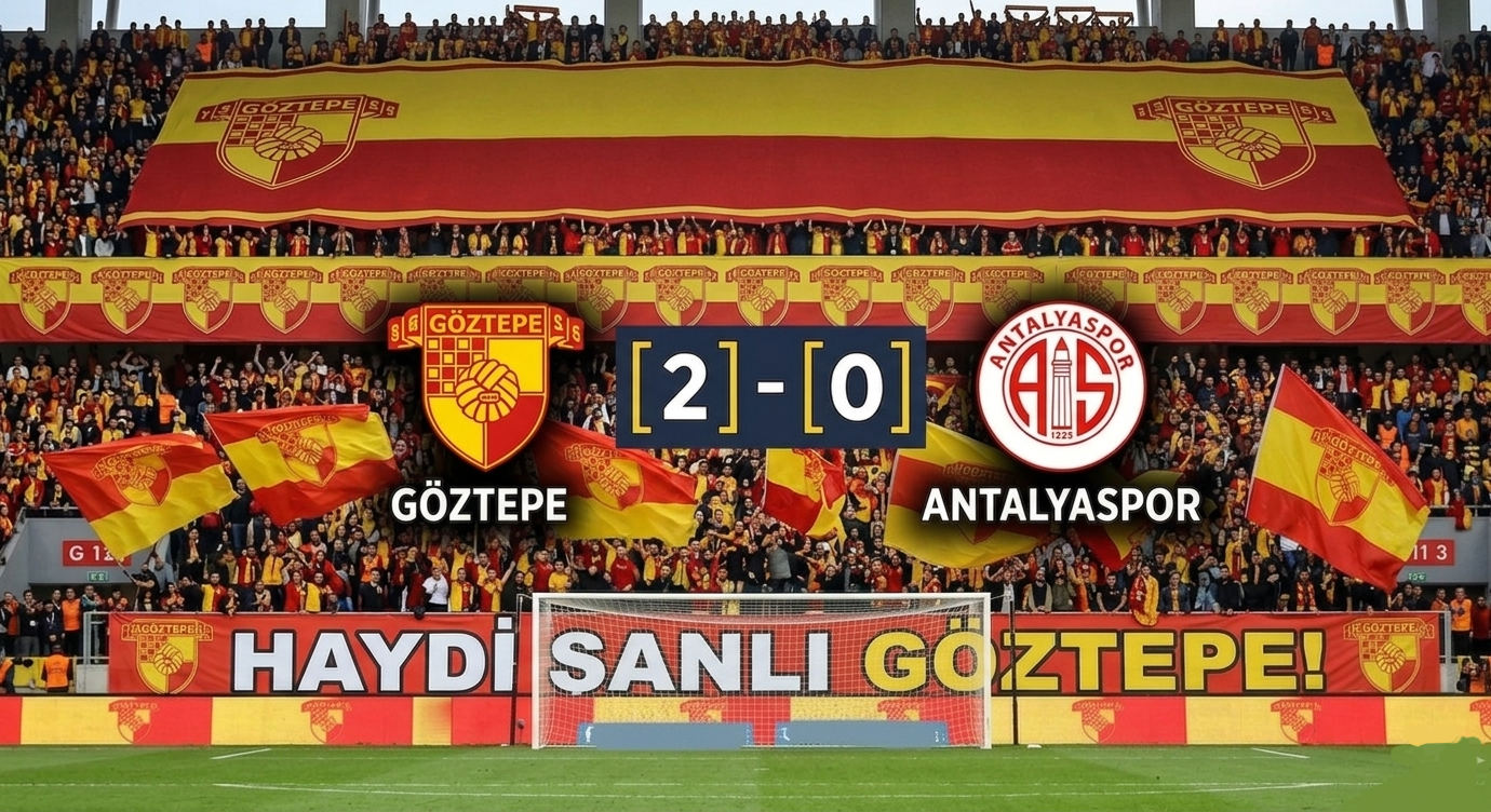 Göztepe Evinde Hata Yapmıyor: Göztepe 2-0 Antalyaspor görseli