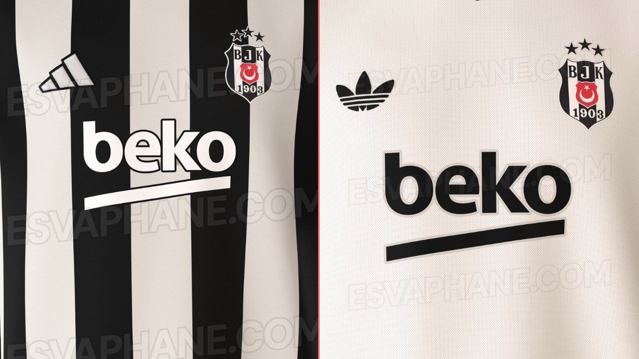 Beşiktaş’ın 2026-27 formaları sızdı: Retro detaylar dikkat çekiyor görseli