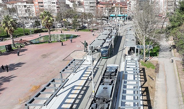1 tramvay aracı aynı anda 600 yolcu taşıyacak görseli