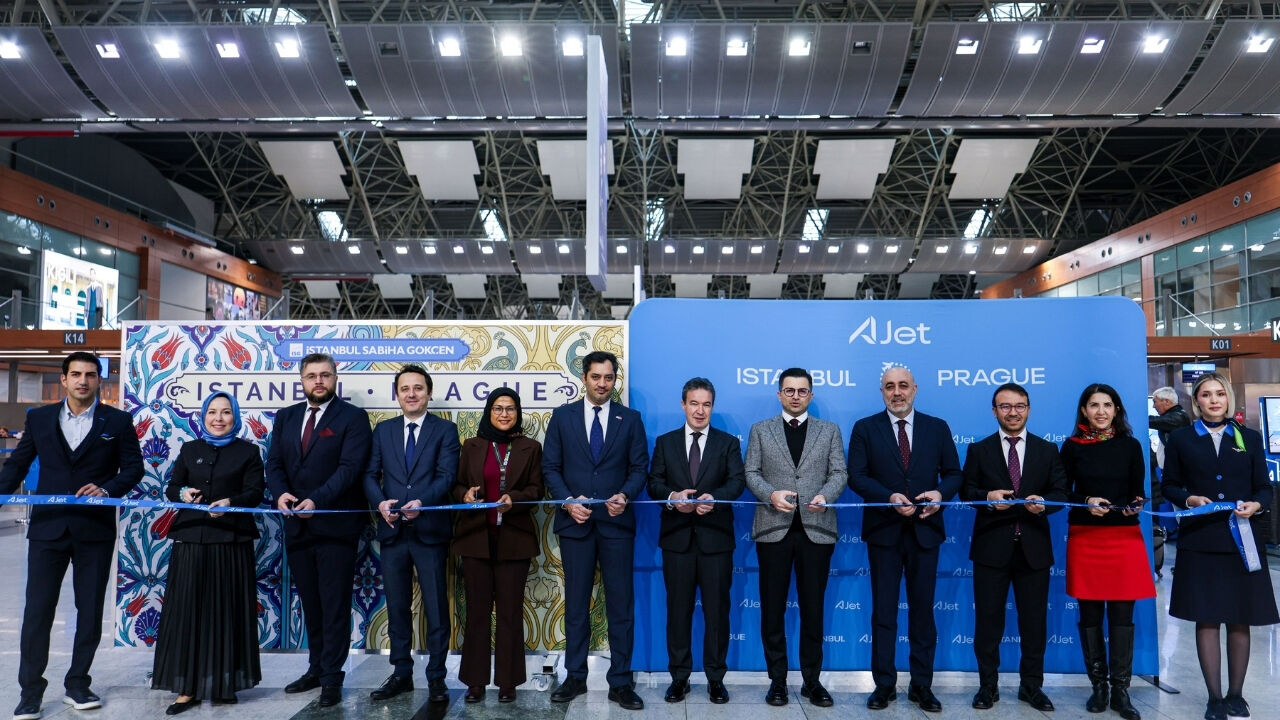 AJet’ten İstanbul–Prag hattı: İlk sefer törenle gerçekleştirildi görseli