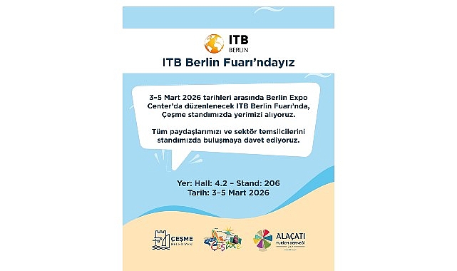 Çeşme, ITB Berlin 2026’da dünyaya tanıtılacak görseli