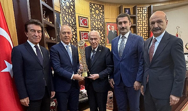 Türkiye Bisiklet Federasyonu'ndan MHP Genel Başkanı Devlet Bahçeli Ziyareti görseli