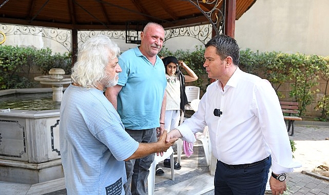 Başkan Erkan Aydın Küçükbalıklı’da vatandaşla buluştu görseli