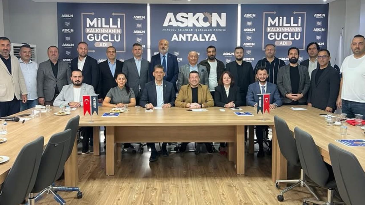 AK Parti Antalya il başkanı Ali Çetin’den ASKON ziyareti görseli
