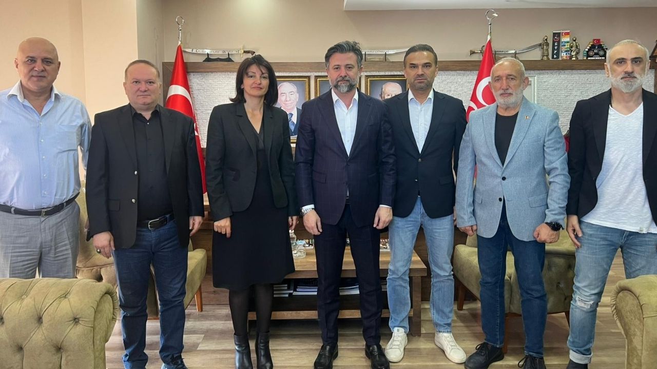 TİMBİR Antalya Şubesi’nden MHP İl Başkanlığı'na ziyaret görseli