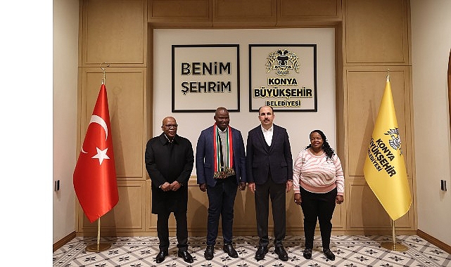 Güney Afrika Yerel Yönetimler Birliği Başkanı Stofile, Başkan Altay’ı Ziyaret Etti görseli