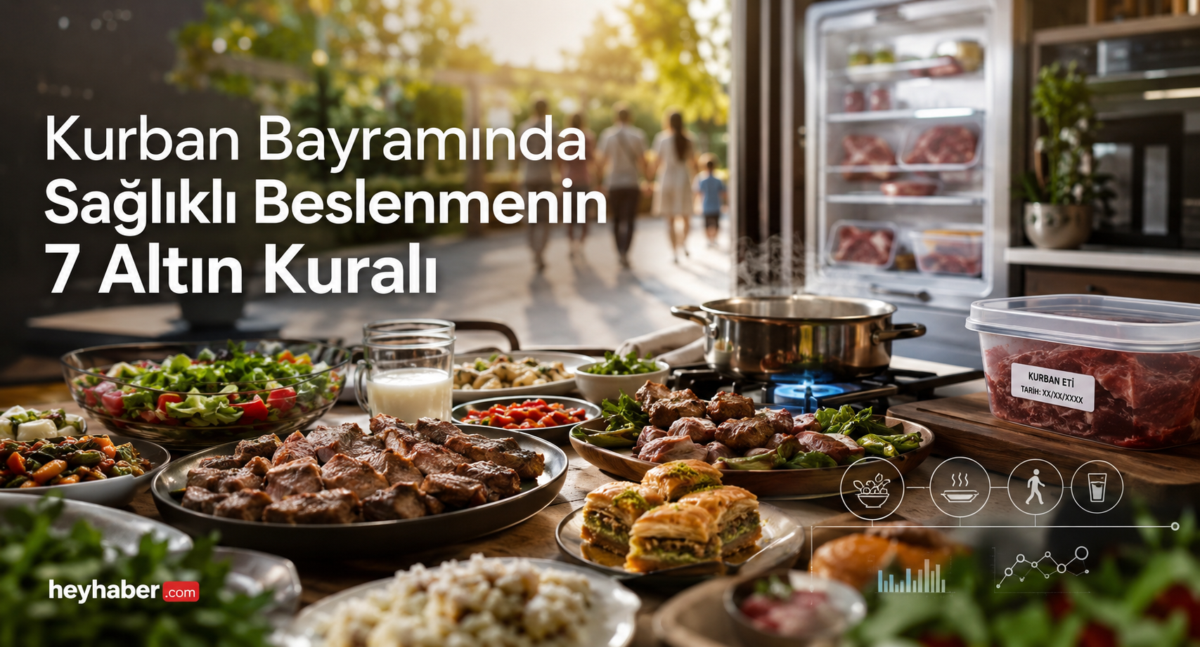 Kurban Bayramı'nda Sağlıklı Beslenmenin 7 Altın Kuralı görseli