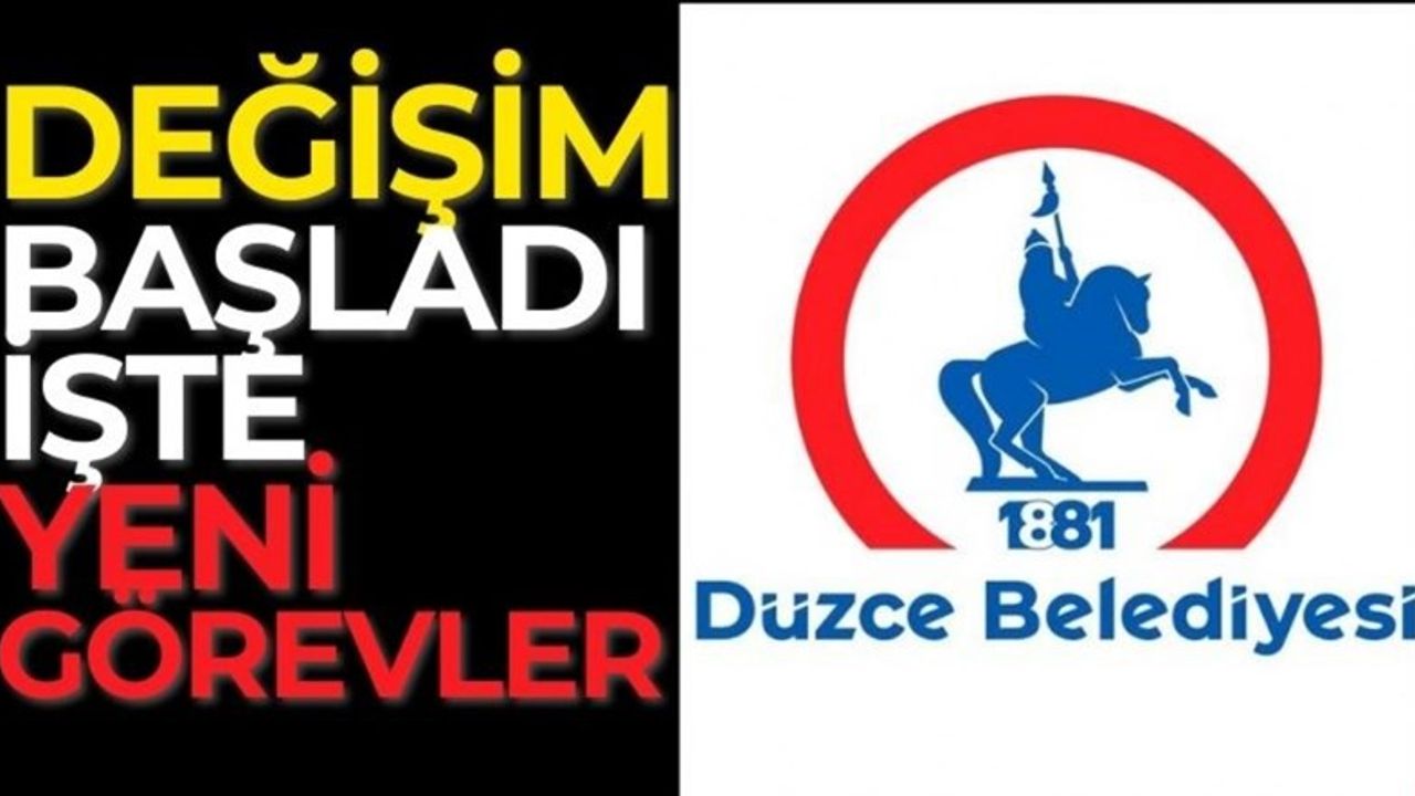 Düzce Belediyesi’nde “2025’in son atamaları” yapıldı görseli