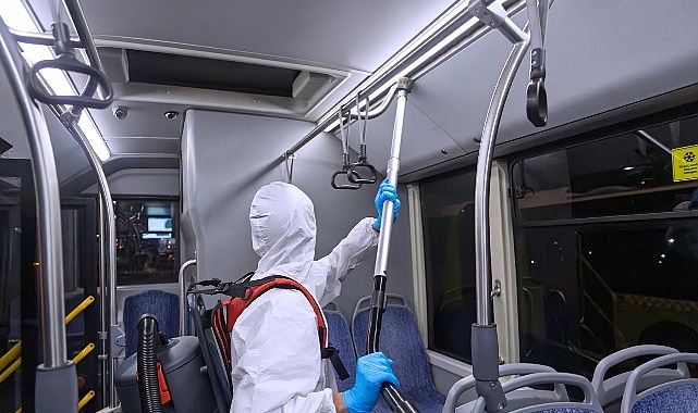 UlaşımPark otobüslerinde hijyen ön planda görseli