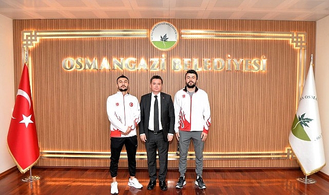 Başkan Aydın Tarihi Başarı Yakalayan Kardeşleri Ağırladı görseli