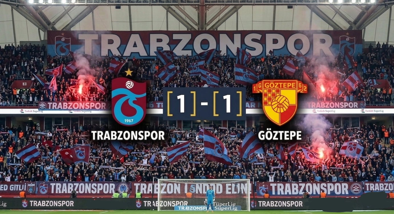 Trabzonspor Evinde Göztepe ile Berabere Kaldi! görseli