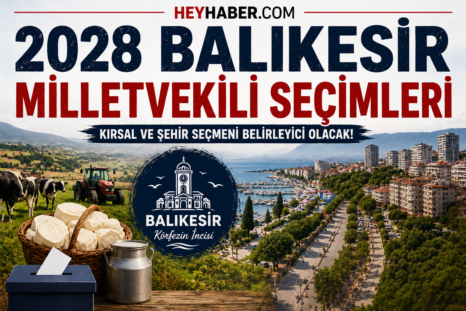 BALIKESİR 2028 MİLLETVEKİLİ SEÇİMLERİ: KIRSAL VE KENT SEÇMENİ ARASINDAKİ DENGE görseli