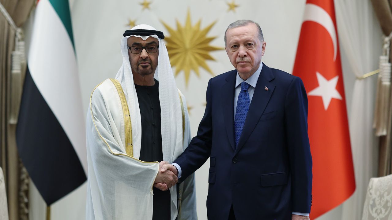 BAE Devlet Başkanı Al Nahyan Ankara’da görseli