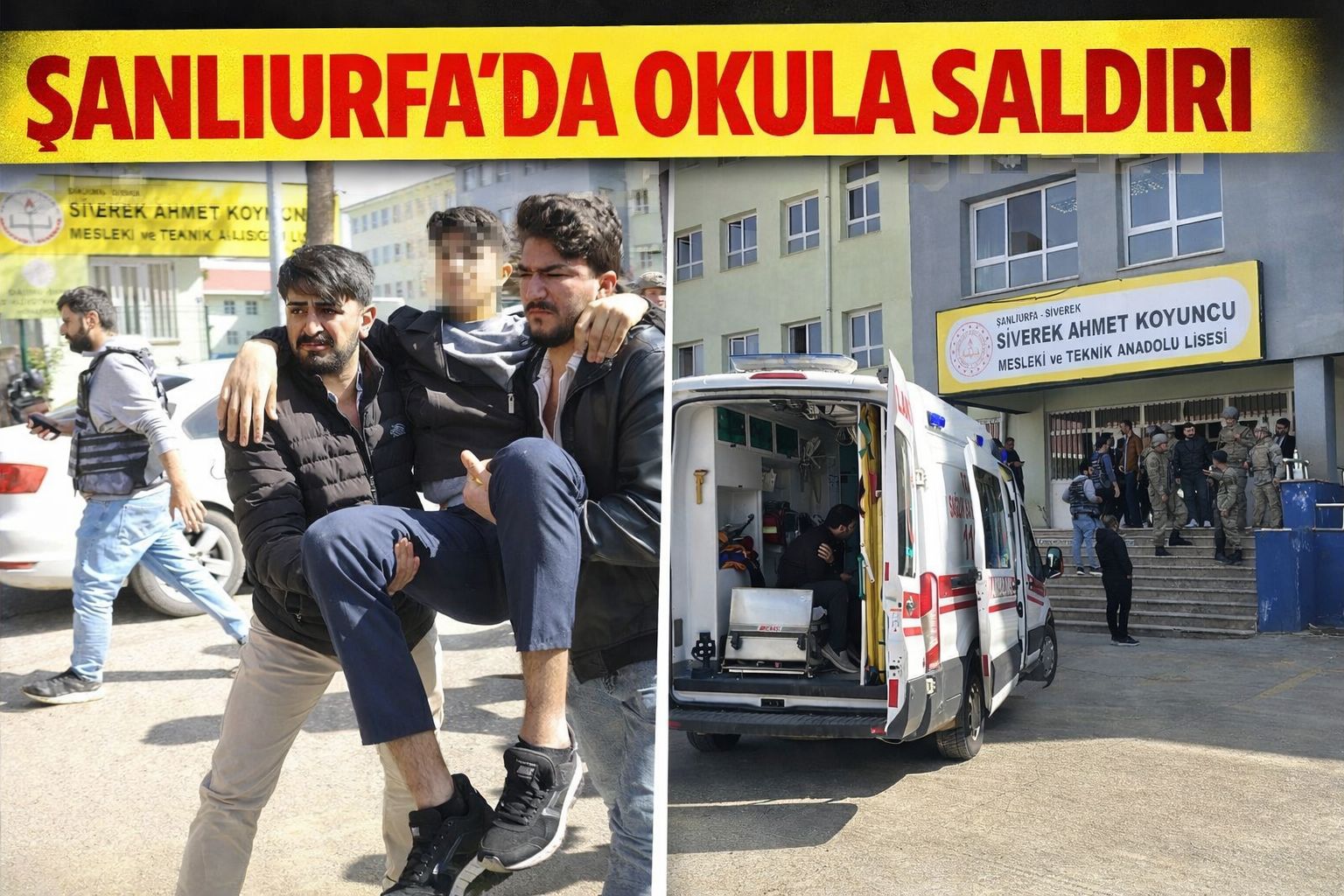 Şanlıurfa'da Okula Saldırı görseli
