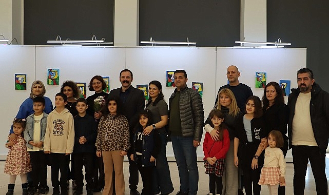 Maltepeli küçük ressamların sergisi açıldı görseli