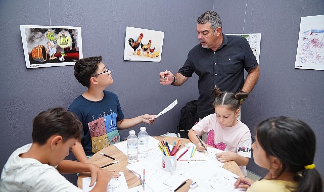 Haydi Çocuklar! Karikatürist Altan Özeskici ile Atölye Çalışmaları Başlıyor görseli