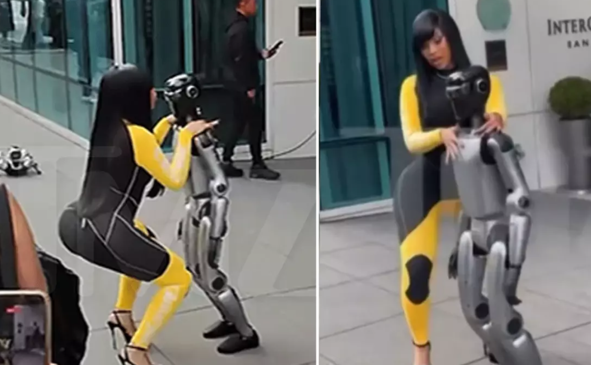 San Francisco’da Teknoloji Kazası: Cardi B ve Robotun Zor Anları! görseli
