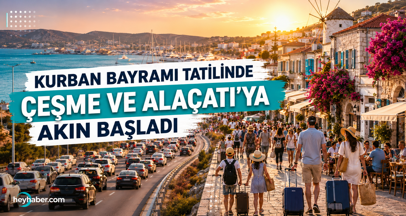 Kurban Bayramı Tatilinde Çeşme ve Alaçatı’ya Akın Başladı görseli