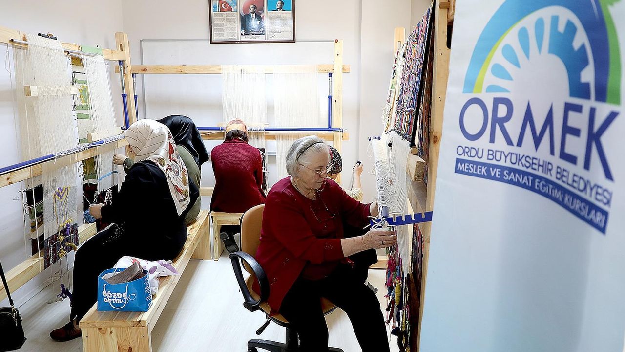 Bu gurur ORMEK’in: 114 bin kişiye meslek ve sanat eğitimi görseli
