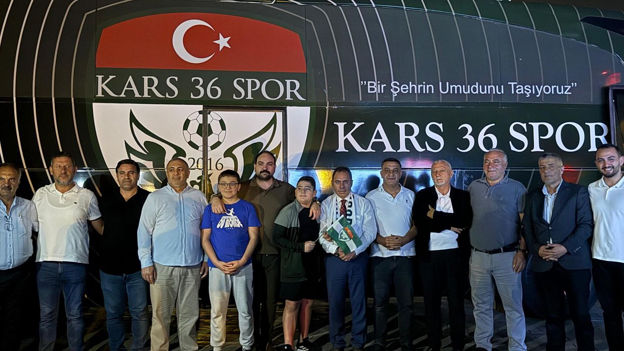 Kars36 Spor’a yeni takım otobüsü görseli