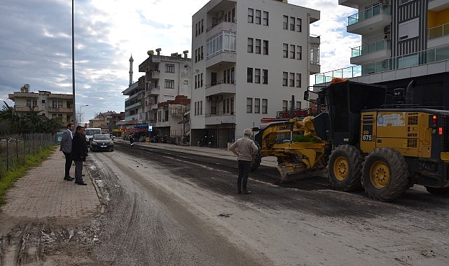 Büyükşehir’den Kestel yoluna bakım onarım görseli