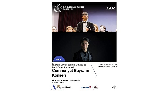İstanbul Devlet Senfoni Orkestrası DenizBank Konserleri’nde bu hafta “Cumhuriyet” var! görseli