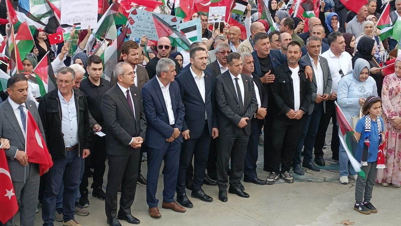 Akçakoca'dan “Gazze için" tek ses çıktı görseli