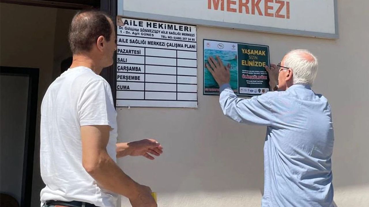 ‘Su kanallarına girmeyin’ uyarısı görseli