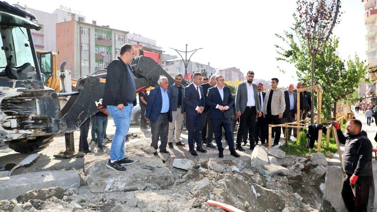 Vali Ziya Polat’tan Kağızman’a ziyaret: altyapı ve üstyapı çalışmaları yerinde incelendi görseli