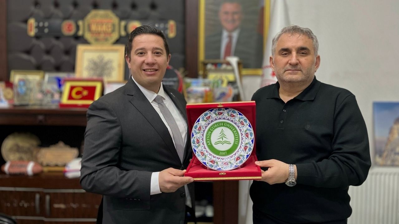 AÇÜ Rektörü Aydın’dan Başköylü’ye ziyaret görseli