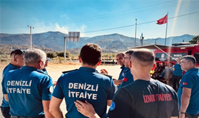 Denizli’de görev tamam, İzmir İtfaiyesi eve dönüyor görseli