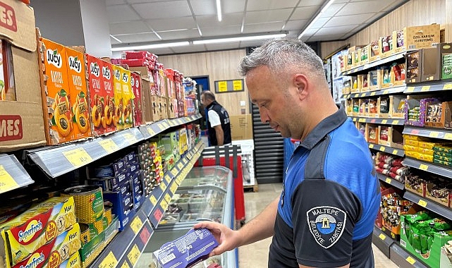 Maltepe Belediyesi’nden marketlere ‘karekod’ ve gıda denetimi görseli