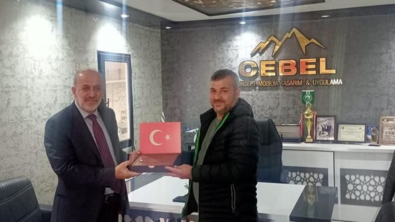 Müftü Biçer’den hayırsever iş insanı Demirel'e ziyaret görseli
