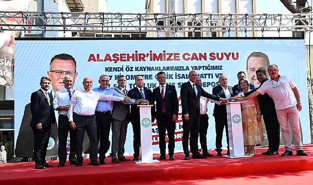 Alaşehir’in Dev Altyapı Yatırımı Tamamlandı görseli