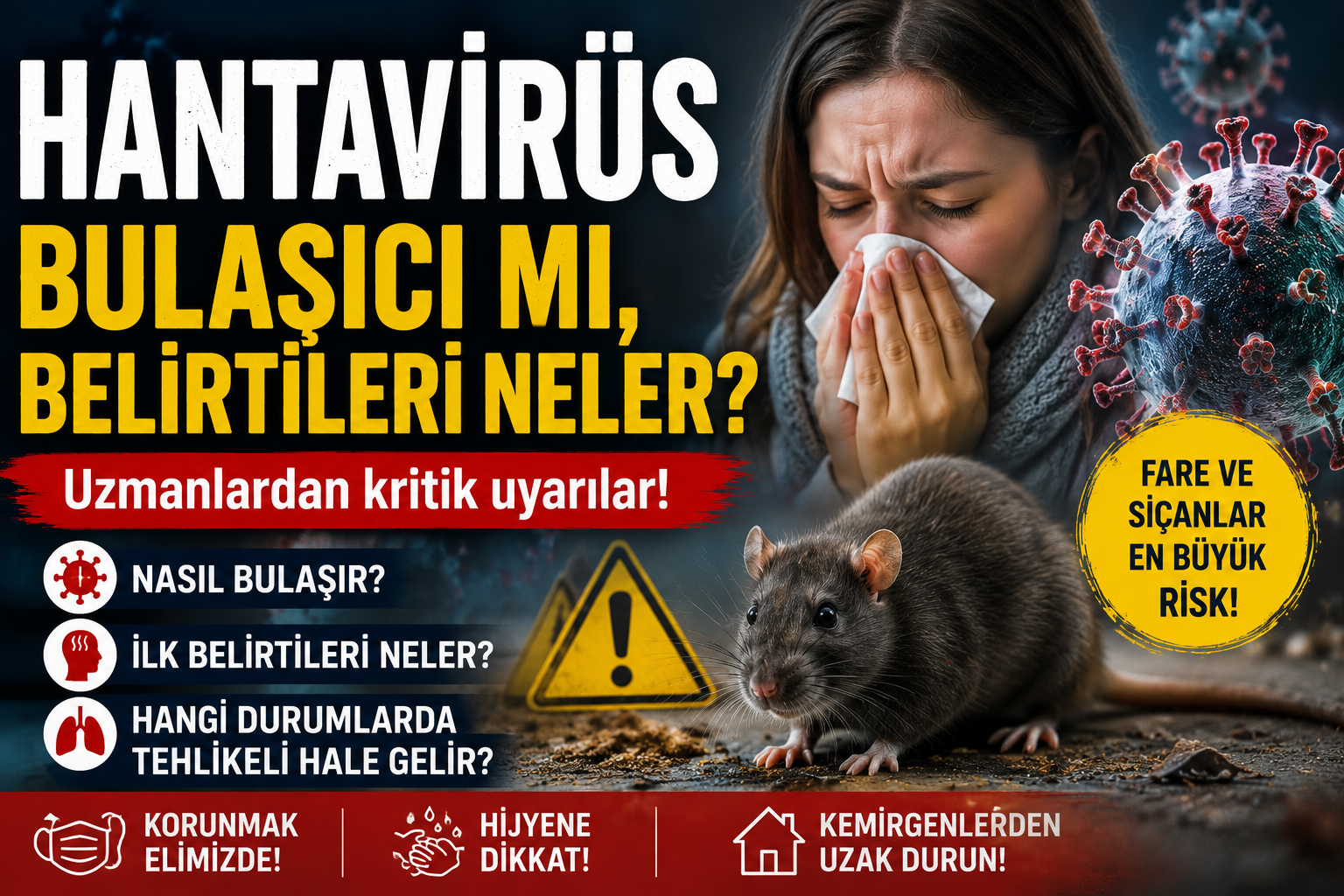 Fareden Bulaşan Virüs Bulaşıcı Mı? İlk Belirtiler Ortaya Çıktı görseli