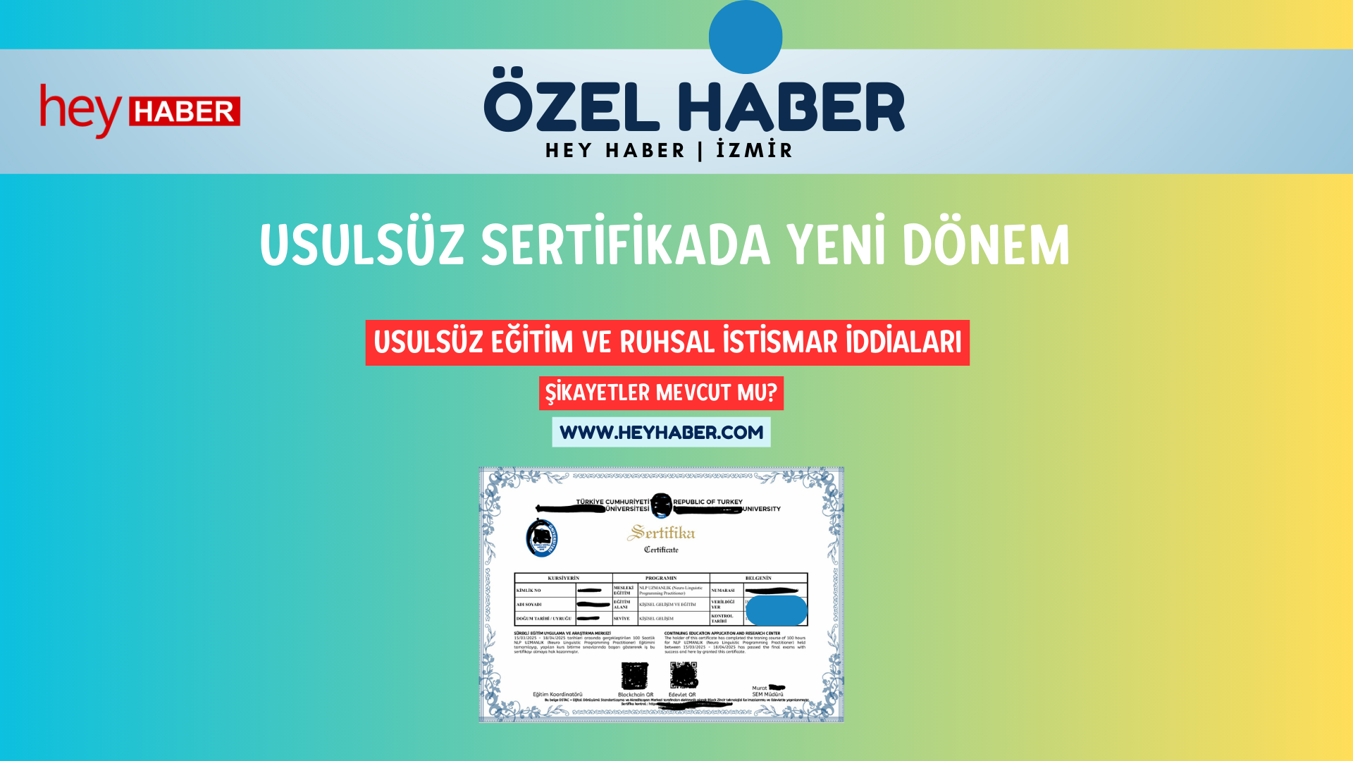 Usülsüz Sertifika Edindirmede Yeni Dönem: super7tv.akademi görseli