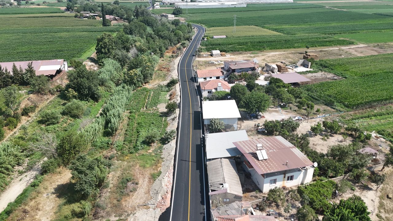 Milas kırsalındaki 80 milyonluk yol yatırımı tamamlandı görseli