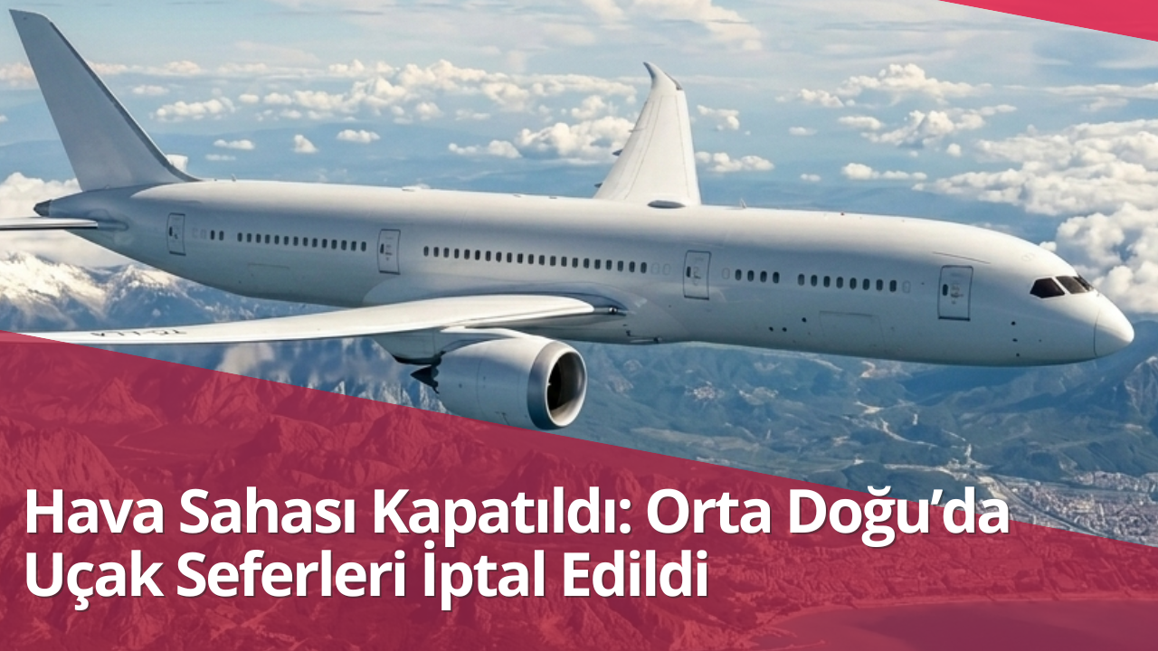 Hava Sahası Kapatıldı: Orta Doğu Uçak Seferleri İptal Edildi görseli