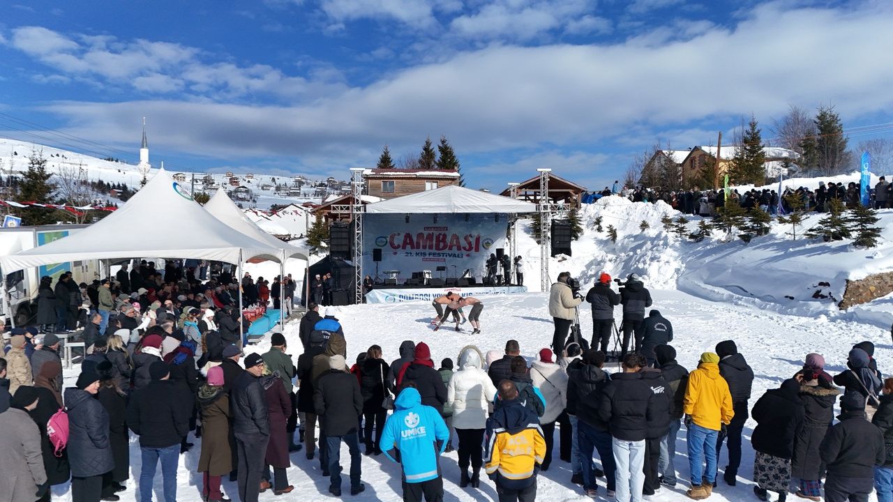 Çambaşı'nda festival vardı görseli