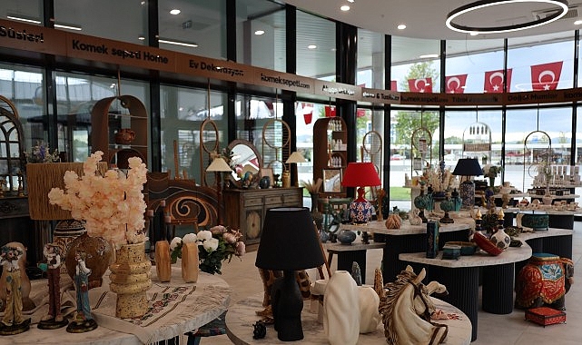 Kadın eliyle şehrin kalbinde doğan mağaza; “KOMEK Sepeti Meydan Store” görseli