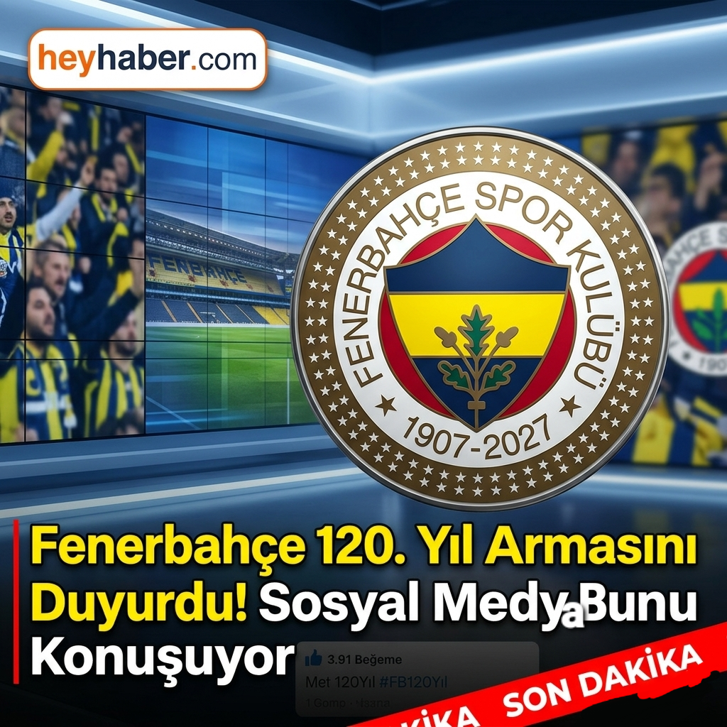 Fenerbahçe 120. Yıl Armasını Duyurdu! görseli
