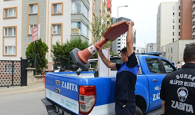 Altınşehir ve 23 Nisan’da kaldırım işgallerine karşı kapsamlı denetim görseli