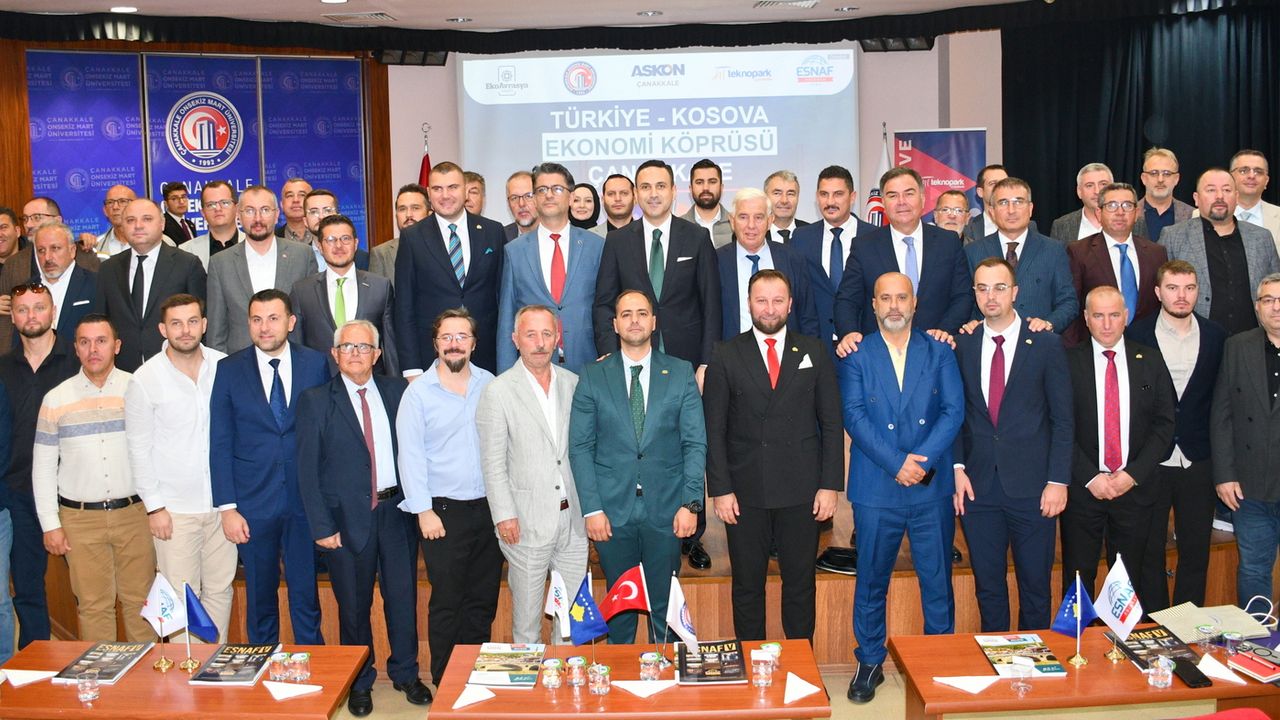 Türkiye–Kosova Ekonomi Köprüsü ÇOMÜ’de kuruldu görseli