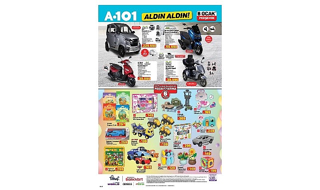 8 Ocak’ta A101’de Elektrikli Araç Dikkat Çekiyor görseli