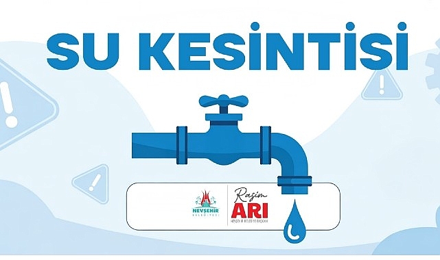 Nevşehir’de 5 Mahallede Planlı Su Kesintisi görseli